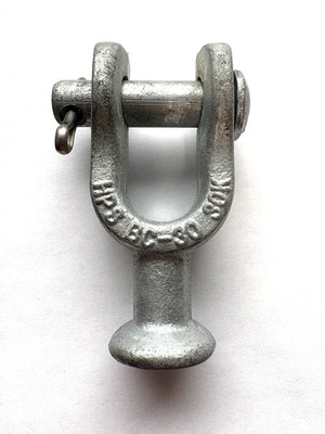 Hubbell power systems (HPS) BC-30 ball clevis 30,000lb UTS for use w/ 52-3, 52-5