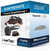 Towtec E-Satz 13Polig Fahrzeugspezifisch Passend für Mercedes E-Klasse Tmodell