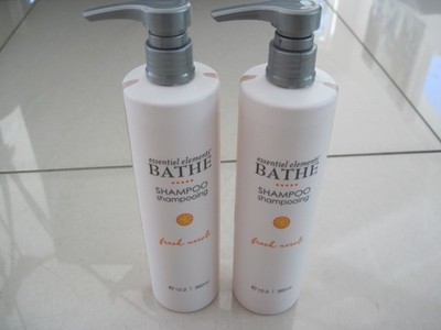 2 Gilchrist & Soames Essentiel Elements BATHE  Shampoo FRESH Neroli 12.2 fl Oz 