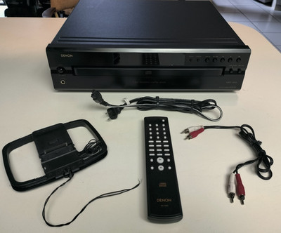 Bundle! Tested! Denon DCM-290 5 CD Changer Player w/Remote, Antenna & Audio Cbls