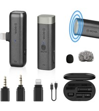 Boya 2.4G Mini Wireless Microphone -for Camera, Smartphone, iOS Devices