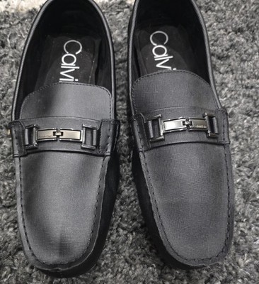 Calvin Klein Men s Black Magnus Driver- Shoe Size US 13