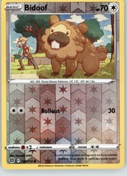 Bidoof 120/172 Brilliant Stars Reverse Holo