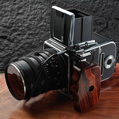 Wood Hand Grip L Plate Handle for HASSELBLAD 503cw 503cx 501cm 500c 503cxi 500m