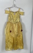 Disney Girls Belle Beauty and the Beast Costume Dress Yellow Size 7/8