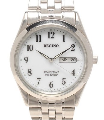 Citizen Reguno E101 S0283221 Solar Watch White Dial Mens Timepiece Genuine