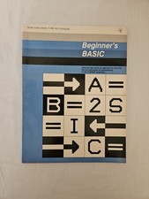 Vintage Texas Instruments TI-99/4A Computer Beginners Basic 1981 paperback Book