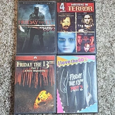 Lot Of (4) Horror DVDs Please See Titles In Description Scary Movie Night