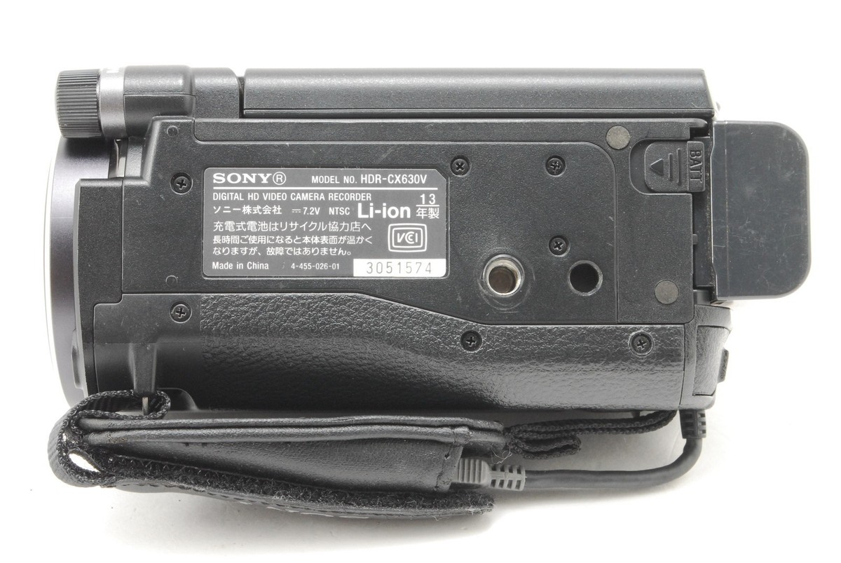 Near Mint】SONY HDR-CX630V Handycam Digital HD Video Camera