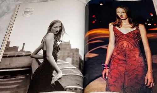 ELLE MAGAZINE December 1997 ALEX JAMES Helena TERENCE STAMP 90s Vintage 1990s - Picture 3 of 24