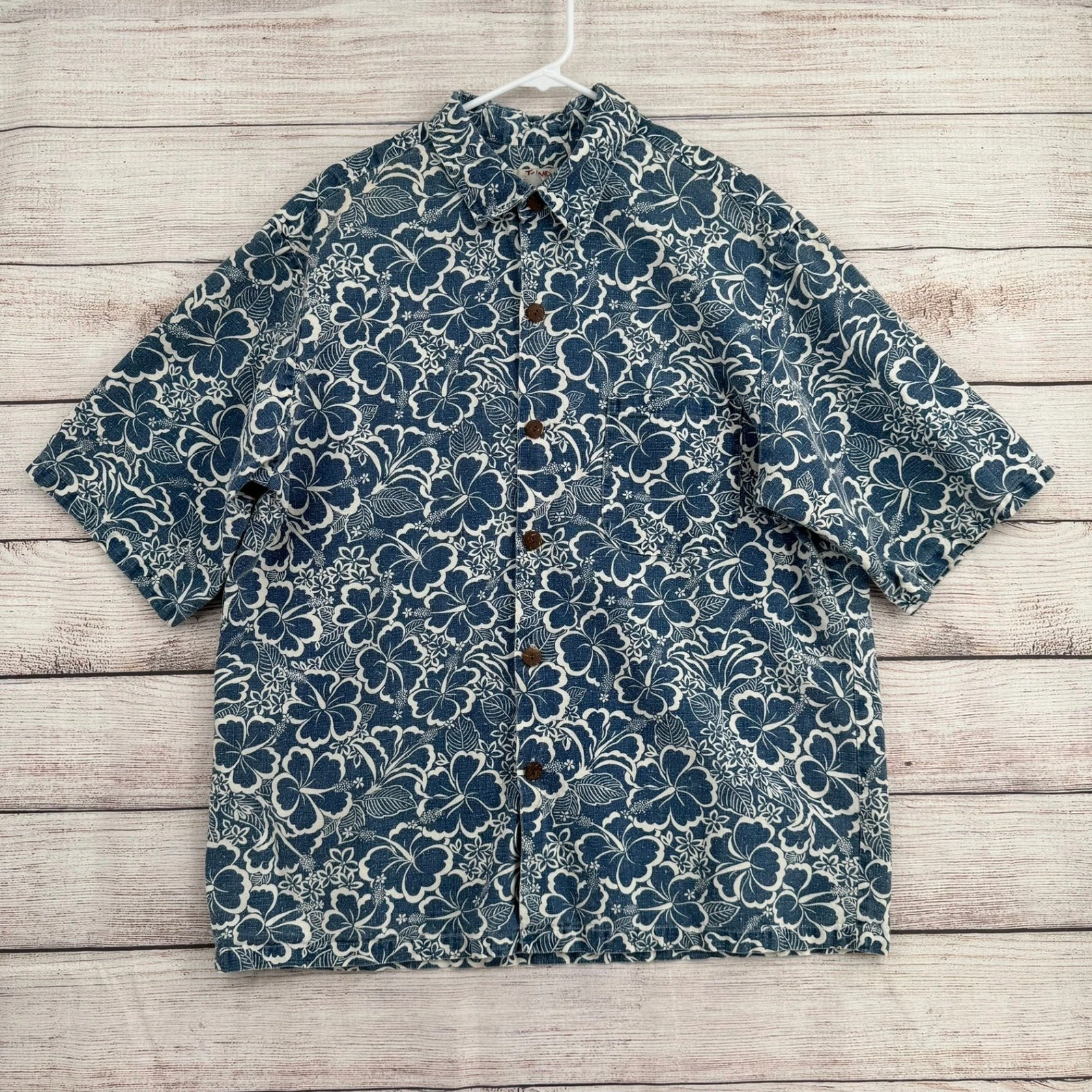 Island Hemp Wear Button Up Shirt Mens XL Blue Floral Hawaiian Hibiscus Short Slv
Opens in a new wind