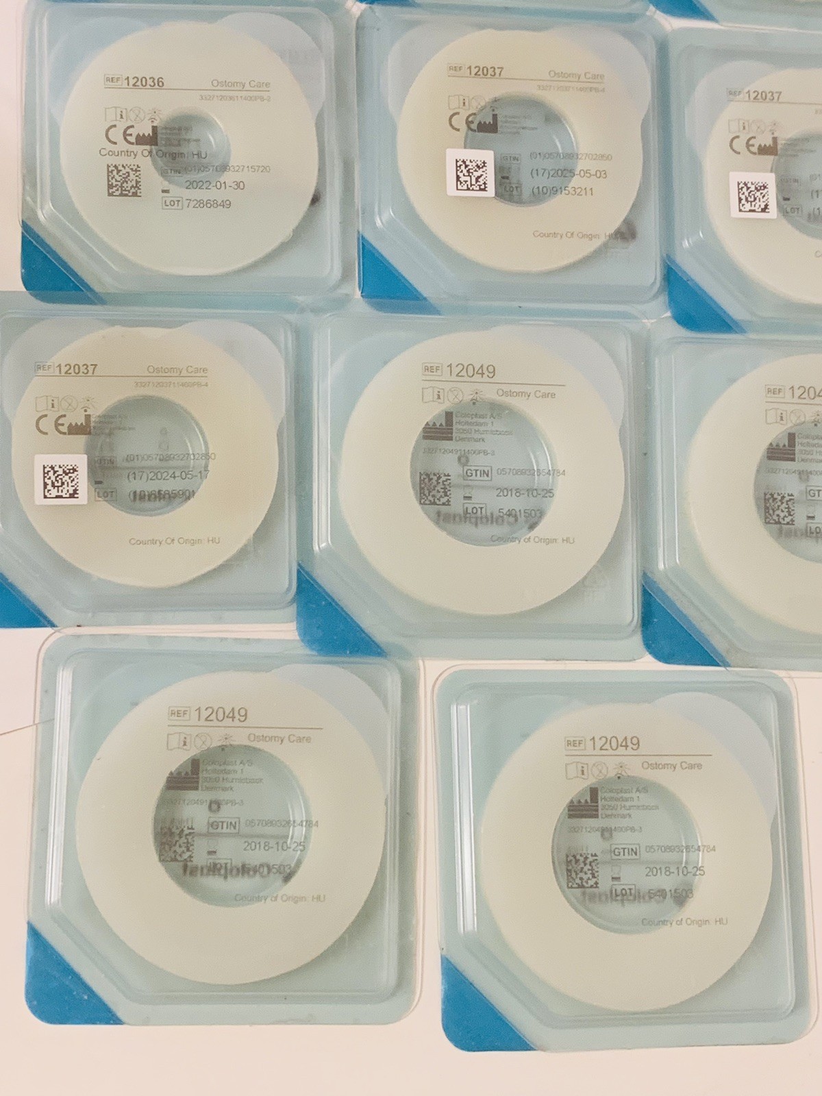 30 Coloplast 12039, 12048 Brava Protective Seals Expired —READ Description