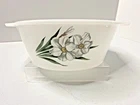 Vintage Arcopal French Narcisse Milk/Opal Glass Salad/Casserole Dish 1.5