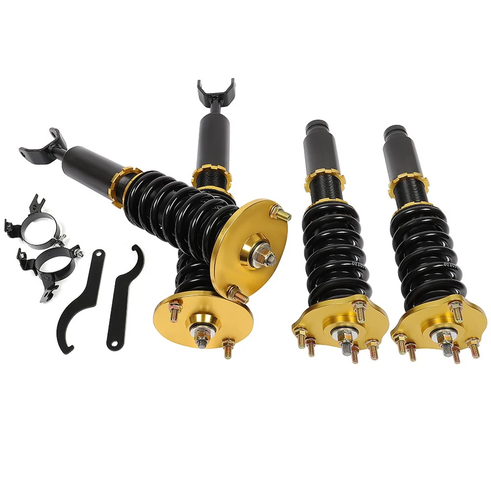 Fits 92-01 Honda Prelude Coilover Shocks Suspension Spring Kit Adj Height Struts Foto 3 de 4