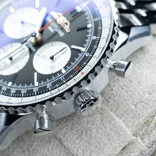 2023 Breitling Navitimer AB0138 – 43mm B01 Chronograph Black Dial Steel B&P 12