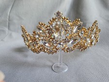 Baroque Tiaras Princess Wedding Crown Bride Tiara Diadema Coronet Hair Accessory