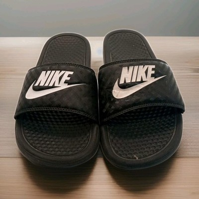 Nike Benassi Jdi Black White Women's 343881-011 Size 8