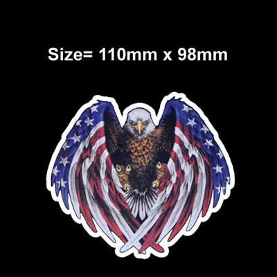 AMERICAN EAGLE AUFKLEBER USA FLAGGE AUTOAUFKLEBER VAN IPAD LAPTOP HELM STICKER