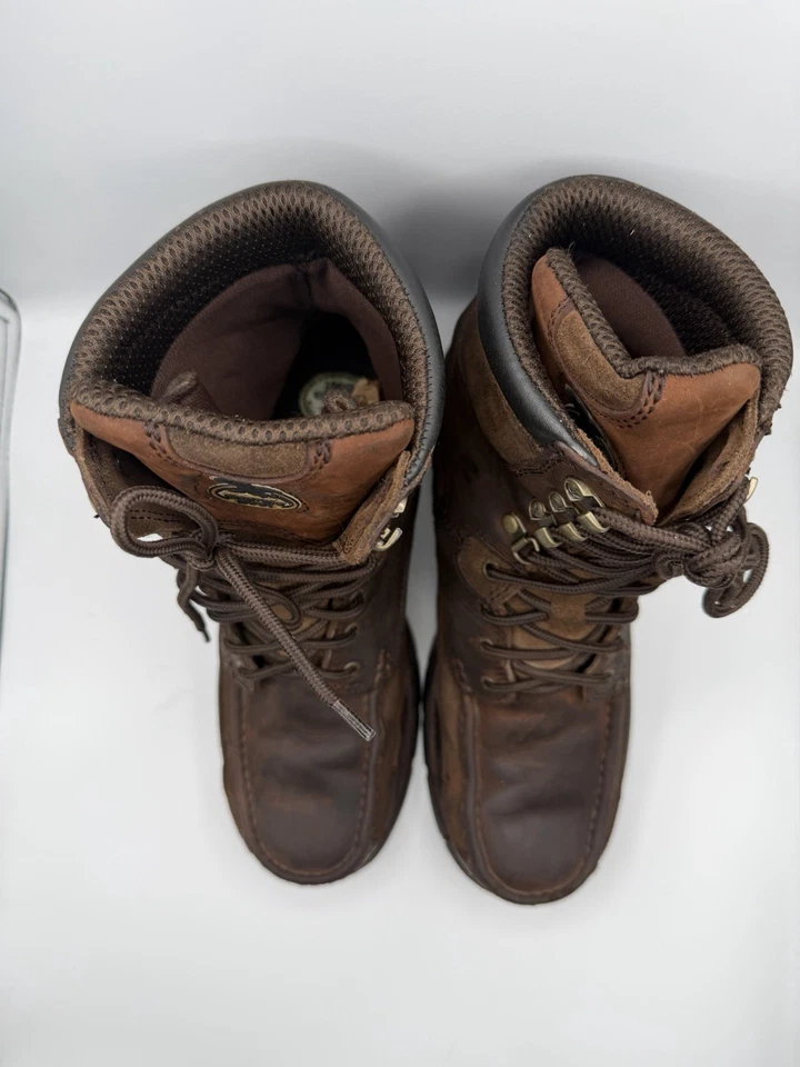 Georgia Boot G9453 Botas de Trabajo Impermeables Hombres 11M EH Resistente al Deslizamiento Cuero Marrón Foto 3 de 4