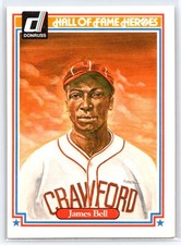 1983 Donruss Hall of Fame Heroes James Bell #25 Pittsburgh Crawfords