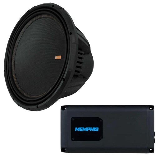Memphis Audio - MOJO1512 15" Selectable 1 Or 2-ohm Impedance Component Subwoo...