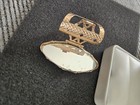 Vintage Lipstick Holder Mirrored Ring - Large Ring w Mirror — photo 6