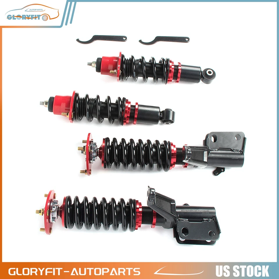 Front+Rear For 2002-2006 Acura RSX Coilovers Coil Springs Adj. Height 4 Pcs - Image 3 of 4