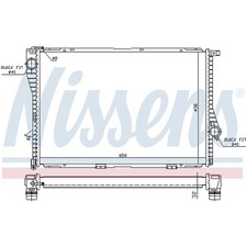 1X NISSENS RADIATOR ENGINE COOLING FOR BMW 1436060 NEW