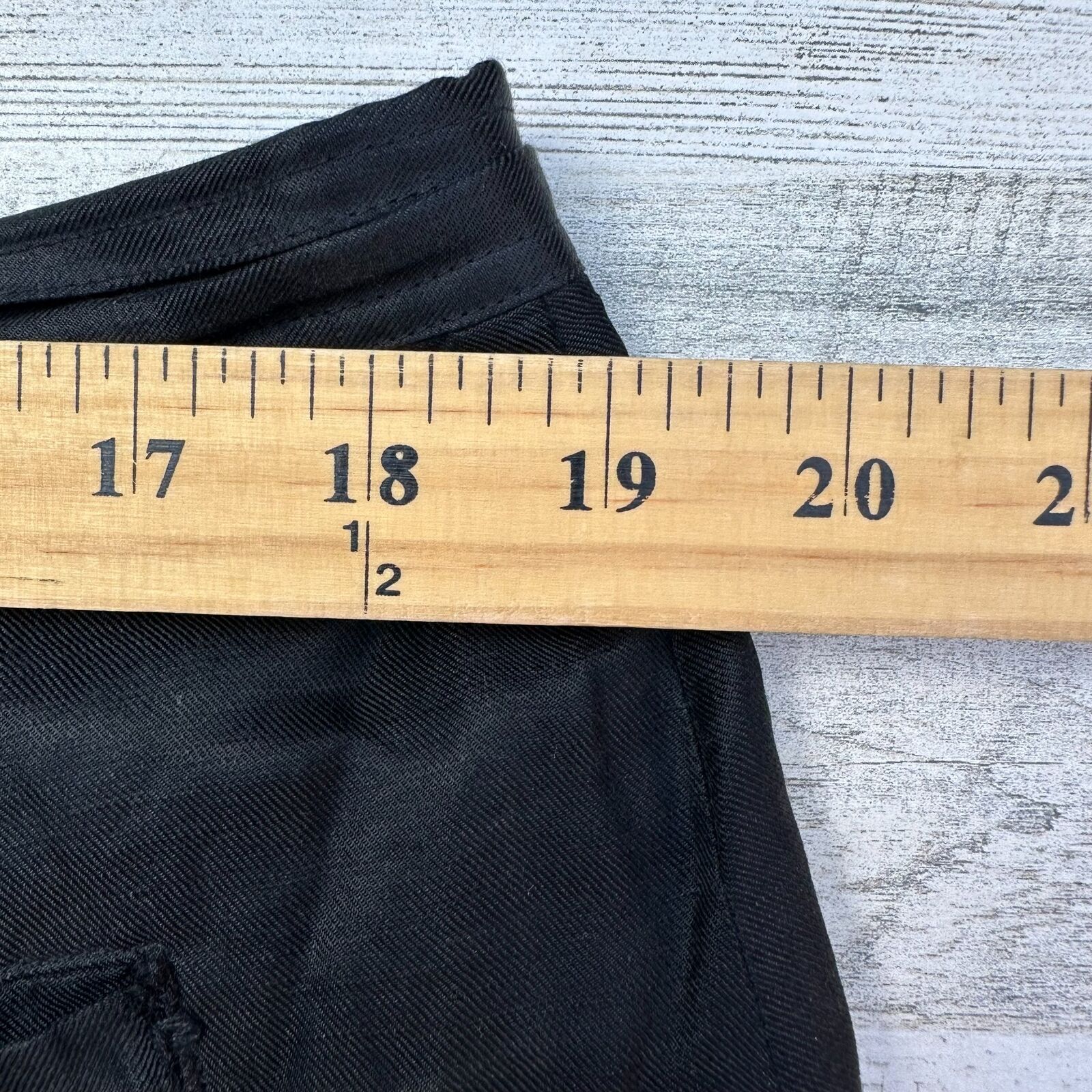 Paul Fredrick Mens Casual Dress Pants Black Linen… - image 3