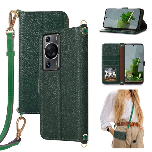 For HUAWEI Real Leather Flip Case Stand Crossbody RFID Stylish - Picture 14 of 14