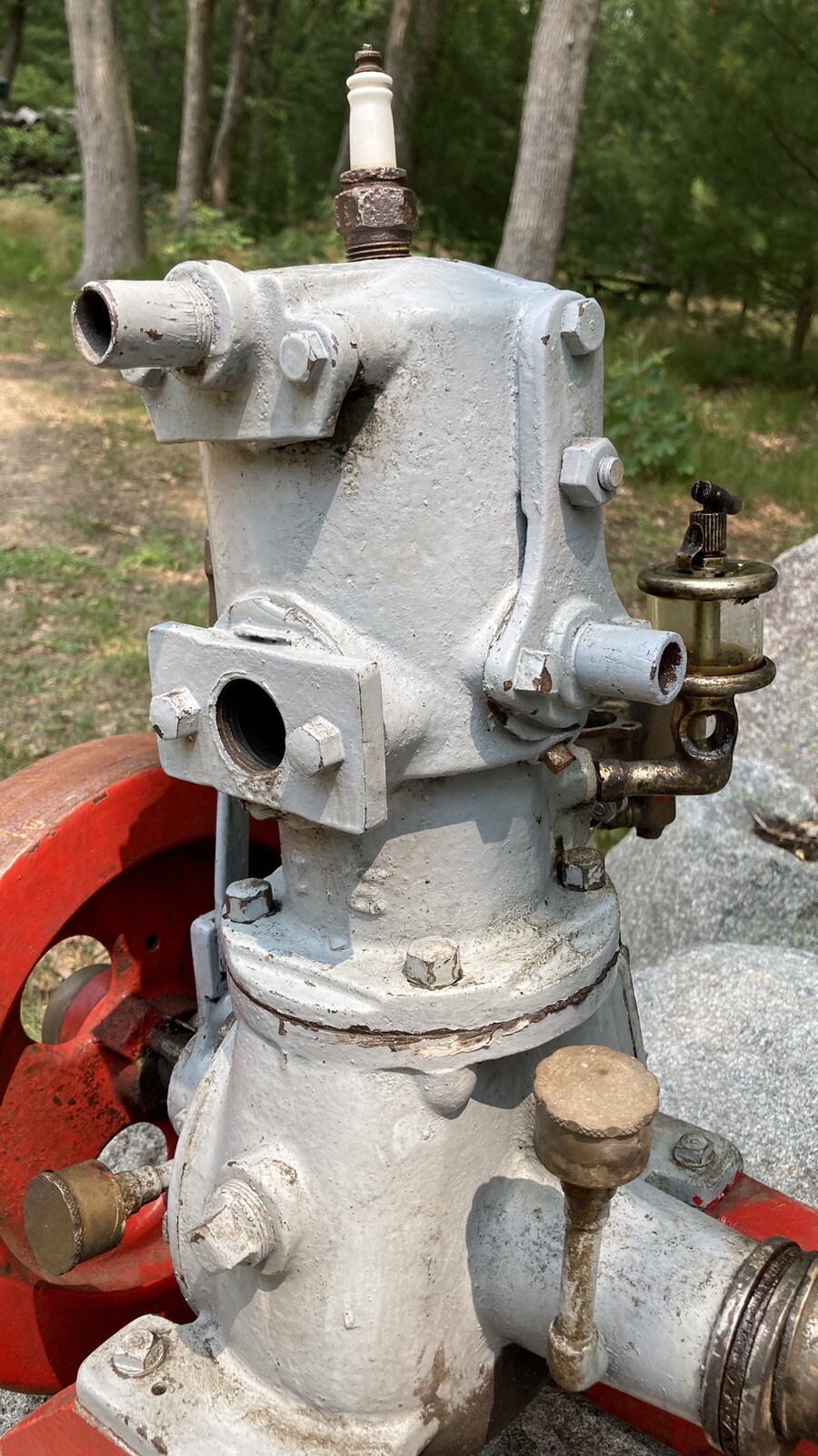 Antique Inboard Boat Motor Hit Miss Marine Engine Detroit Engine Works ...