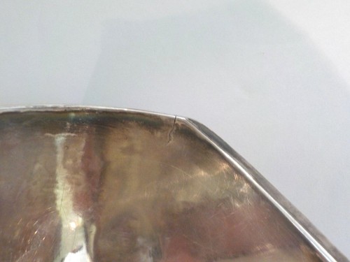 Rare Pair 19th C. French Hallmark Sterling Silver Pap Boats, 400 grams - Picture 3 of 12