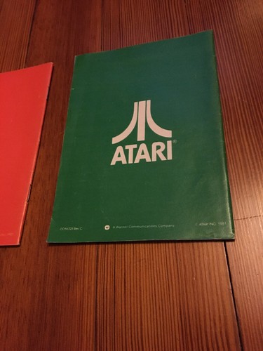 2 Atari 43 Video Game Cartridge Computer System Catalog Booklet 1981 Green+Red - Picture 5 of 10