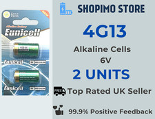 2 x 4G13 4NZ13 6V Alkaline Batteries 4LR44 28A Cells Battery Eunicell  0% Hg New