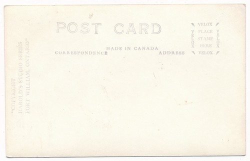 Sault Ste Marie Ontario Original Soo Lock on Canadian Side Harold's Photo RPPC - Picture 2 of 2