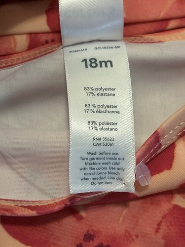 Carter's Just One You Toddler Girl Size 18 Months 2 Piece Swimsuit Set - Picture 7 of 8
