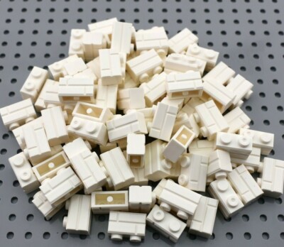 TCM BRICKS White 1X2 Brick Masonry Profile X50 Compatible Parts fits 98283 