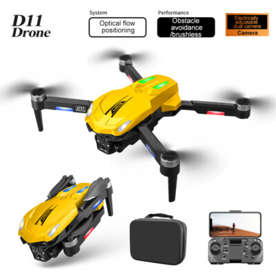 D11 Drone WIFI FPV 4K HD Dual ESC Camera Obstacle Avoidance