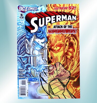 DC Comics Superman The New 52! Comic No. 5: Attack of the Superpowers
