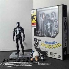 MAFEX No.147 Spider Man Black COMIC Version Action Doll CT Version - Gift
