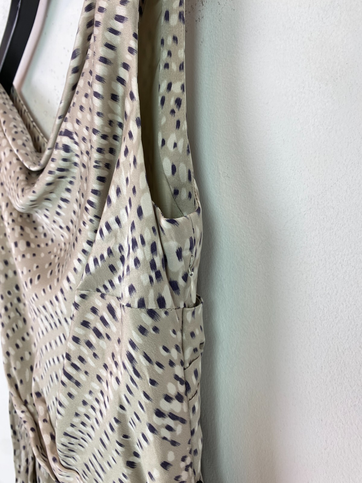 Fenn Wright Manson Beige Black Dot Pattern 100% S… - image 8