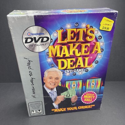 Let's Make A Deal DVD TV Show Board Game Hosted By Monty Hall