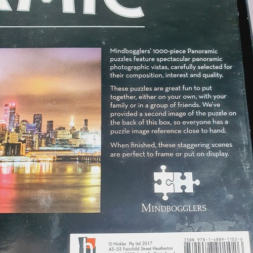 New York City New York USA Panoramic 1000 Piece Jigsaw Puzzle Size 99cm X 33cm - Picture 7 of 8