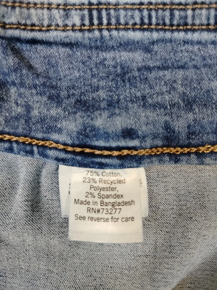 Leggings SO Sonoma Goods For Life para mujer pequeños azules tiro alto minimalistas básicos Foto 4 de 4