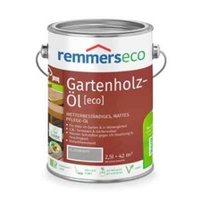 Remmers Gartenholz-Öl [eco] Platingrau 2,5 L – Öl für Terrassen & Gartenmöbel