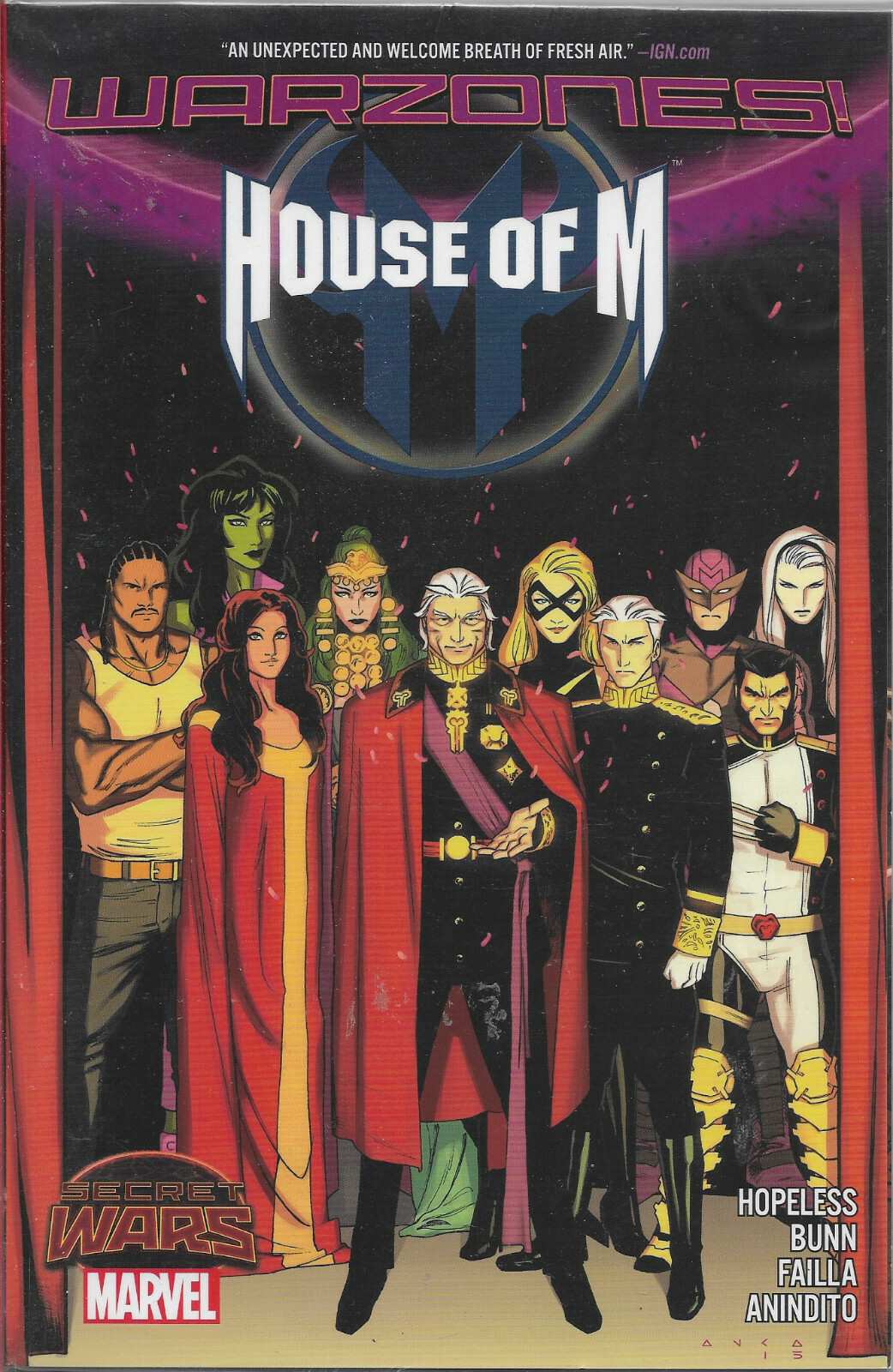 SECRET WARS HOUSE OF M Graphic Novel (S)