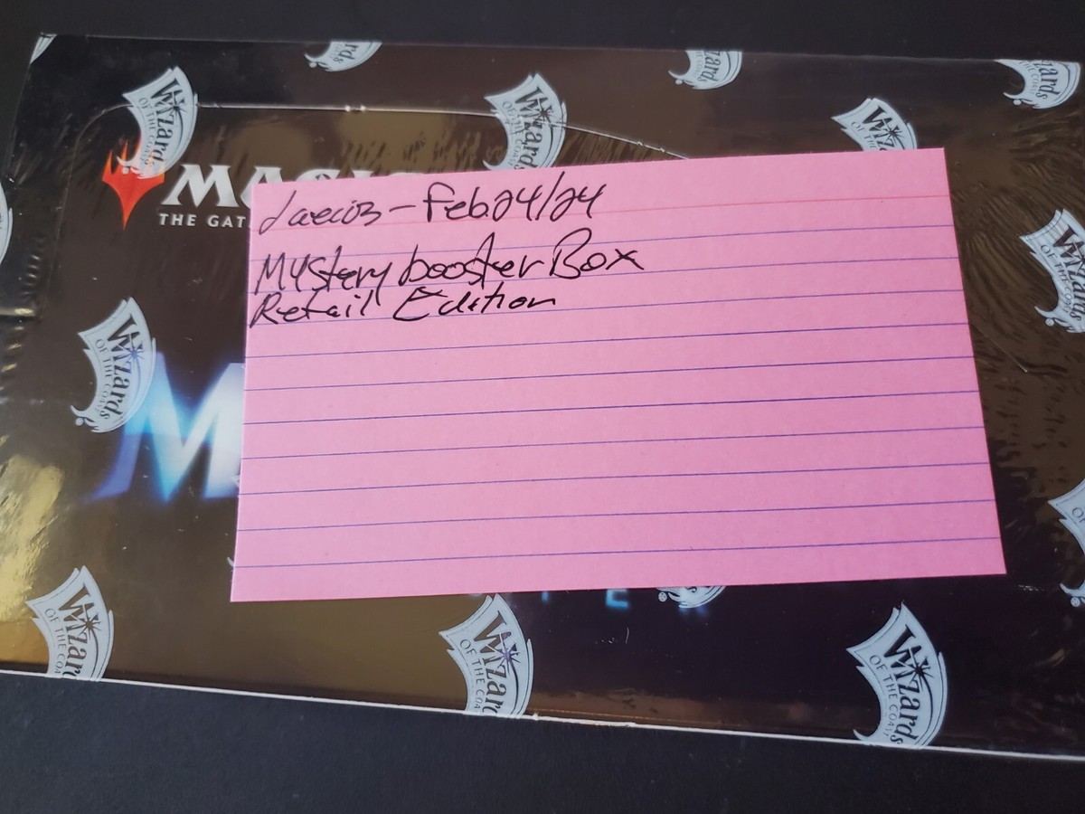 mystery booster box retail edition Mystery Booster