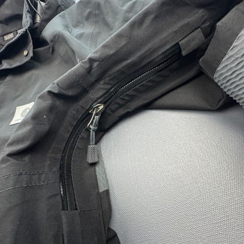 Carhartt Gore-Tex Giacca Uomo 2XL Super Dux Impermeabile Abbigliamento da Lavoro Nero con Cappuccio - Foto 11 di 18