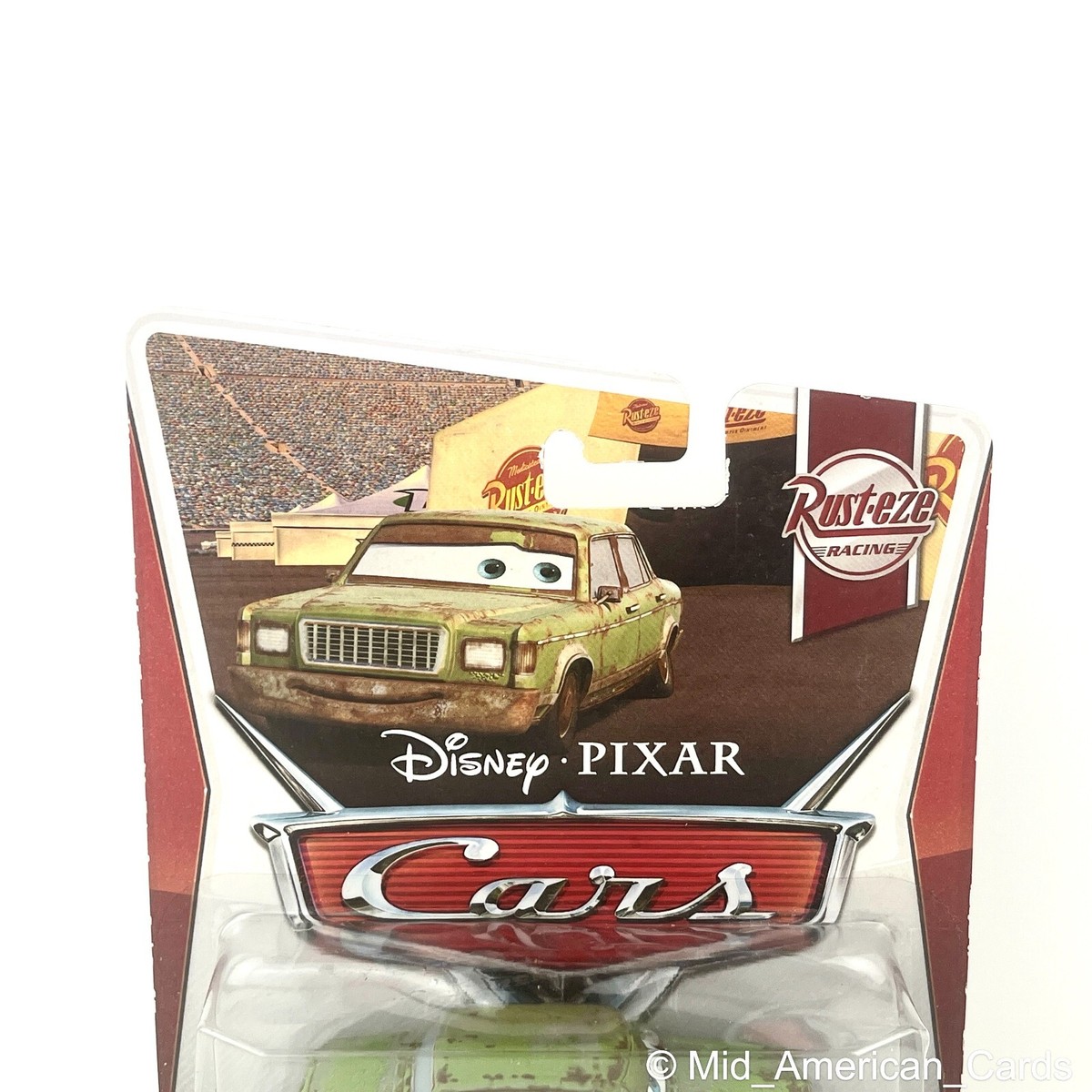 Disney Pixar Cars Jonathan Wrenchworths 2012 Rust-Eze 1:55 Mattel