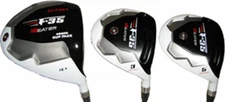 +2" Long F35 White Offset Slice Killer graphite seniors 10.5 driver 3,5 wood set